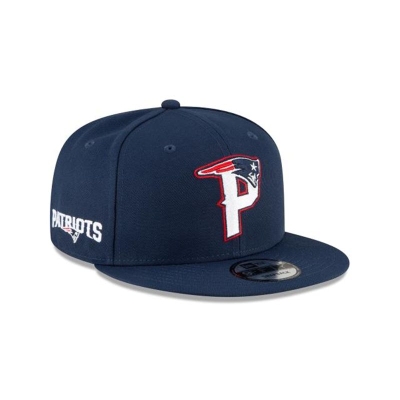 New England Patriots Gorra | New Era NFL Logo Mix 9fifty Snapback Cap Mexico - Azules